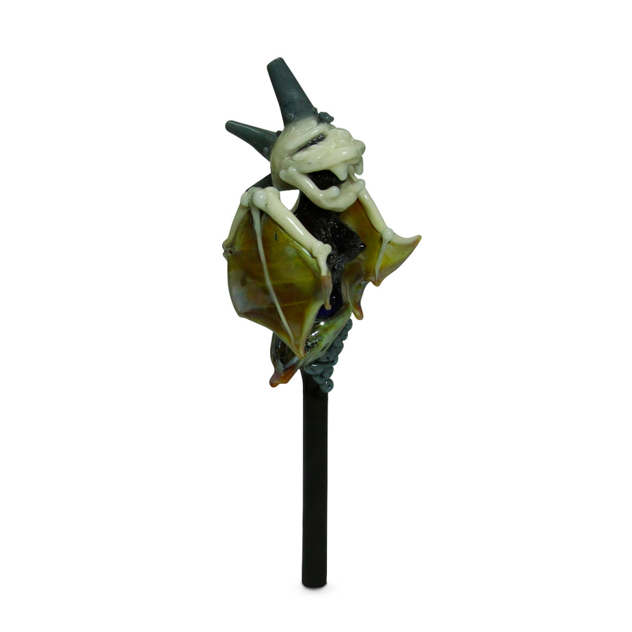 Piteira de Vidro Miniatura Colorida Escultura