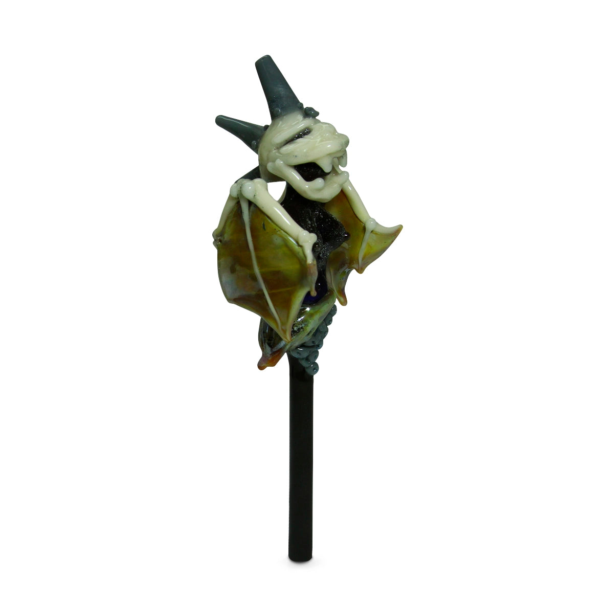 Piteira de Vidro Miniatura Colorida Escultura