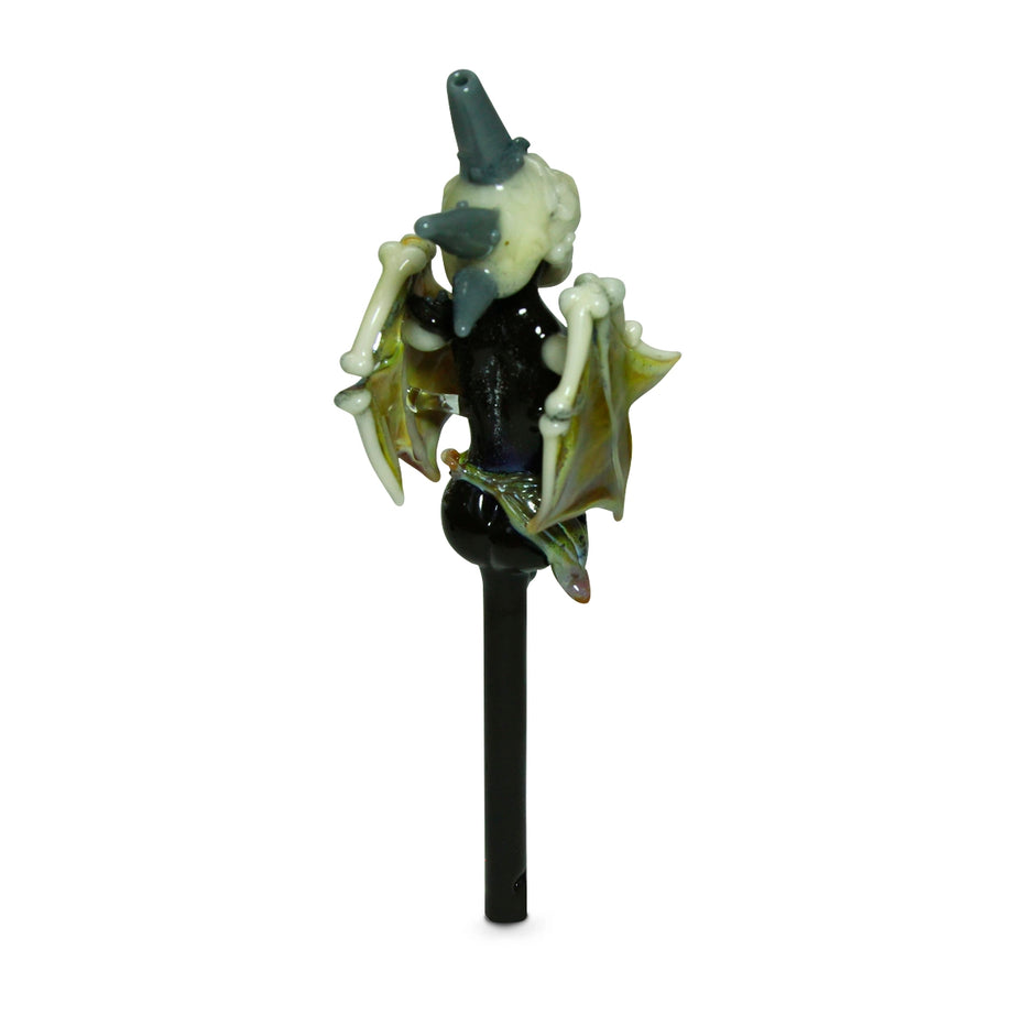 Piteira de Vidro Miniatura Colorida Escultura