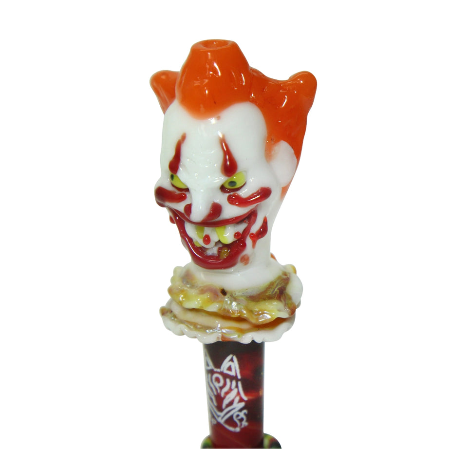 Piteira de Vidro Miniatura Colorida Pennywise palhaço It a coisa