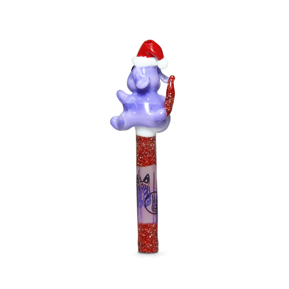Piteira de Vidro Miniatura Santa Bear