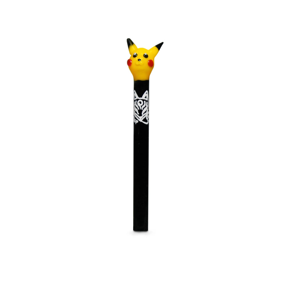 Piteira de Vidro Miniatura Colorida Pikachu