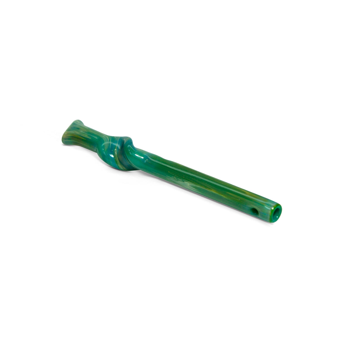 Piteira de Vidro colorida artística esverdeada