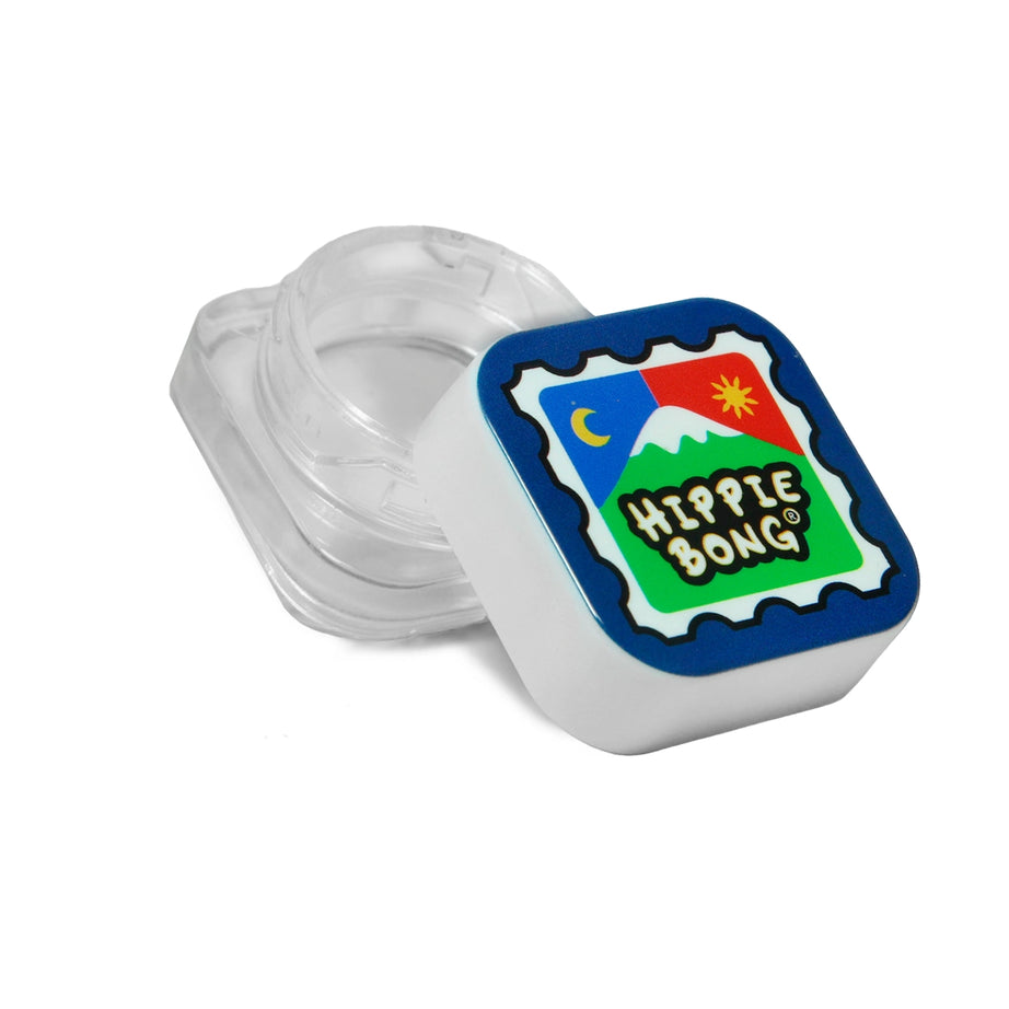 Slick de Vidro Branco Hippie Bong