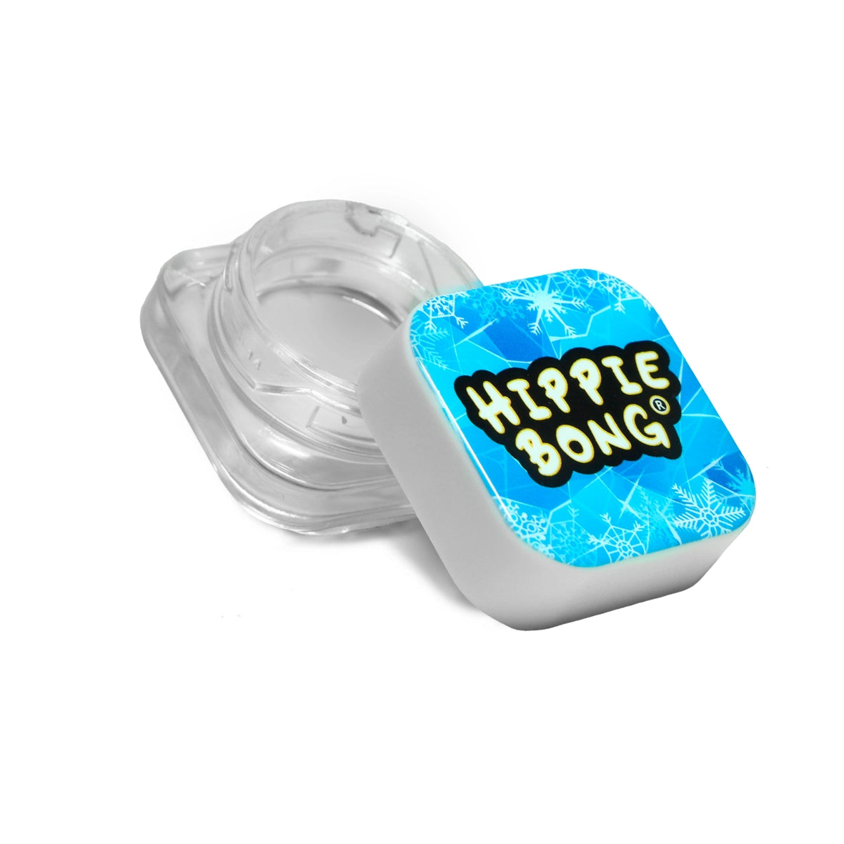 Slick de Vidro Branco Hippie Bong