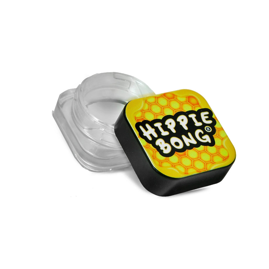 Slick de Vidro Preto UV Hippie Bong