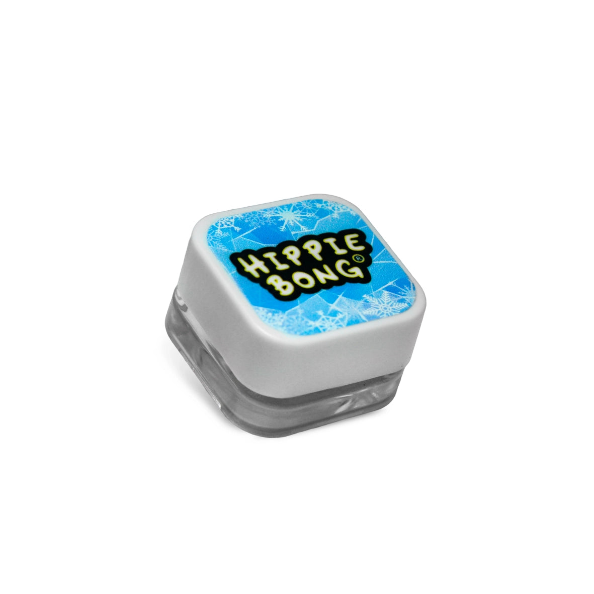 Slick de Vidro Branco Hippie Bong