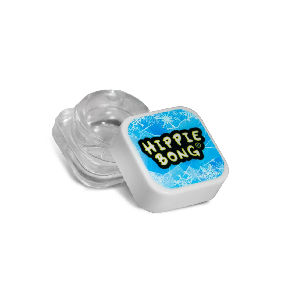 Slick de Vidro Branco Hippie Bong