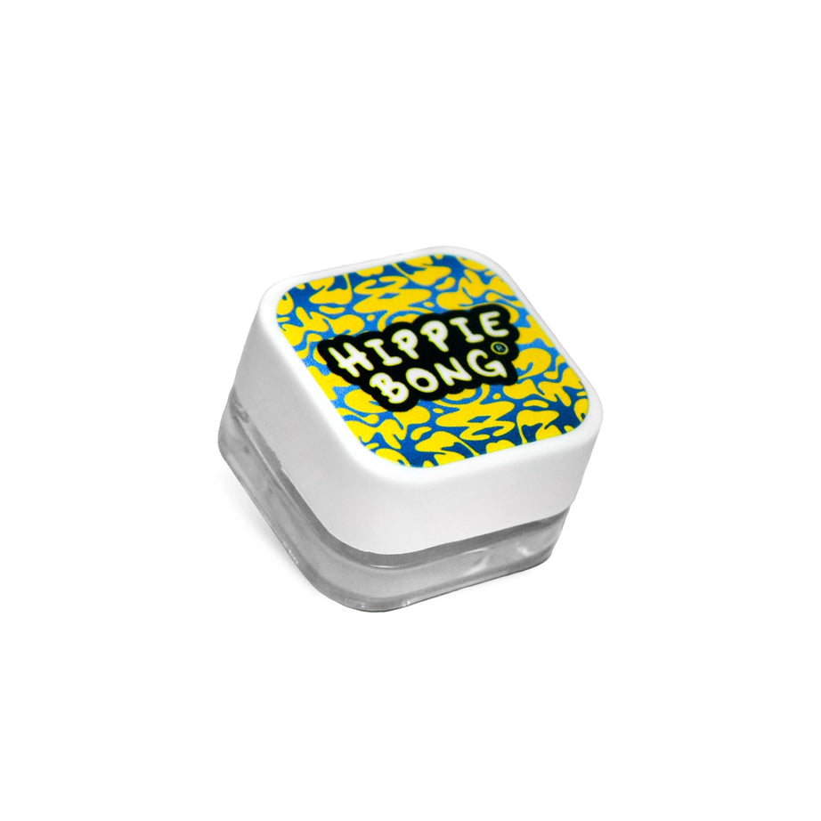 Slick de Vidro Branco Hippie Bong
