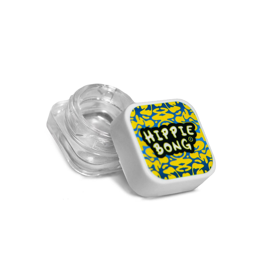Slick de Vidro Branco Hippie Bong