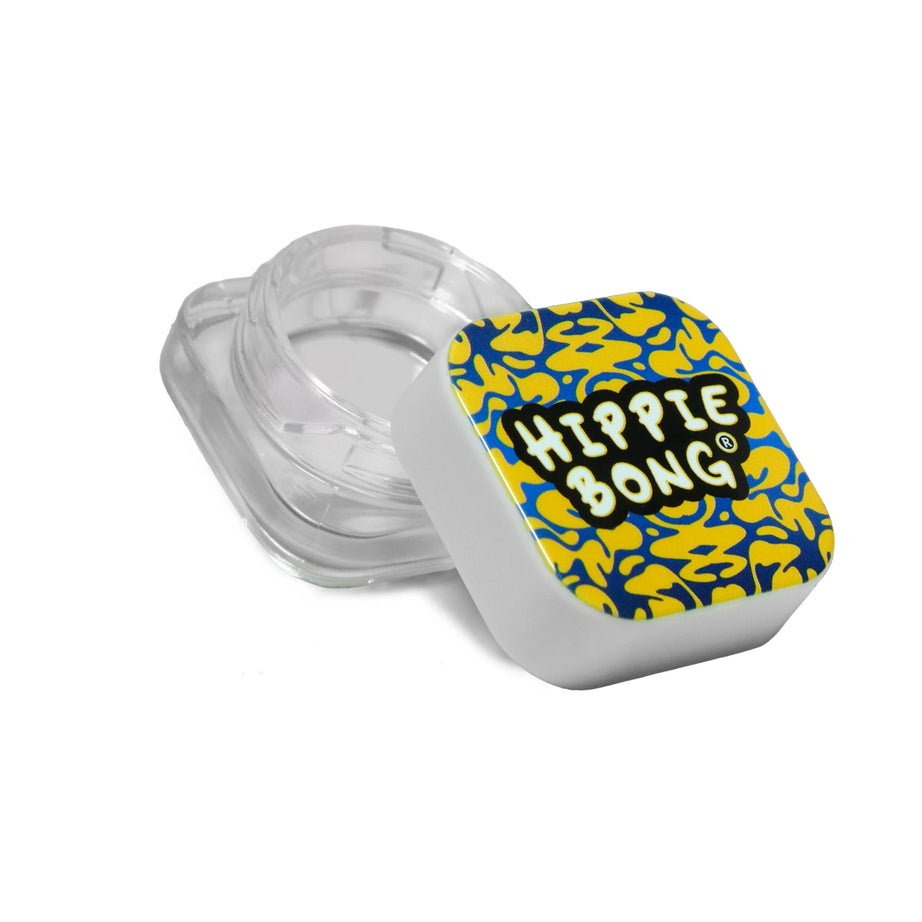 Slick de Vidro Branco Hippie Bong