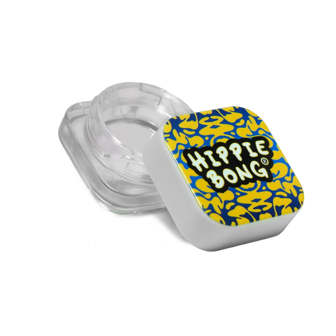 Slick de Vidro Branco Hippie Bong