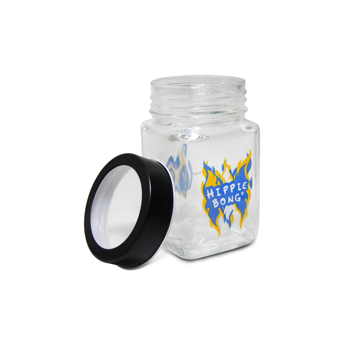 Pote de Vidro Hermético Square