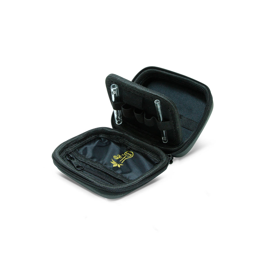 Case armazenamento com duas Piteiras de vidro Puff life proteção